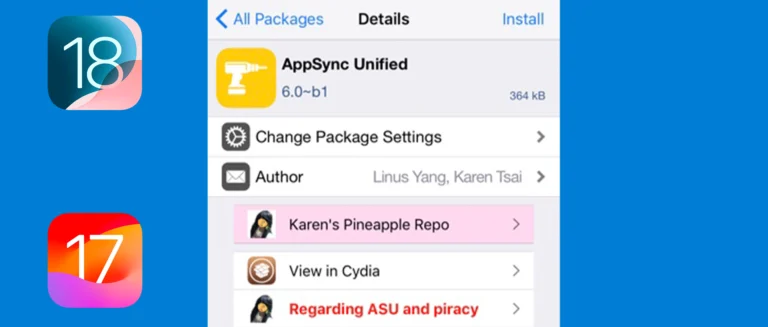 AppSync Unified Tweak: The Ultimate Tool for Installing Unsigned Apps on iOS 17 and iOS 18