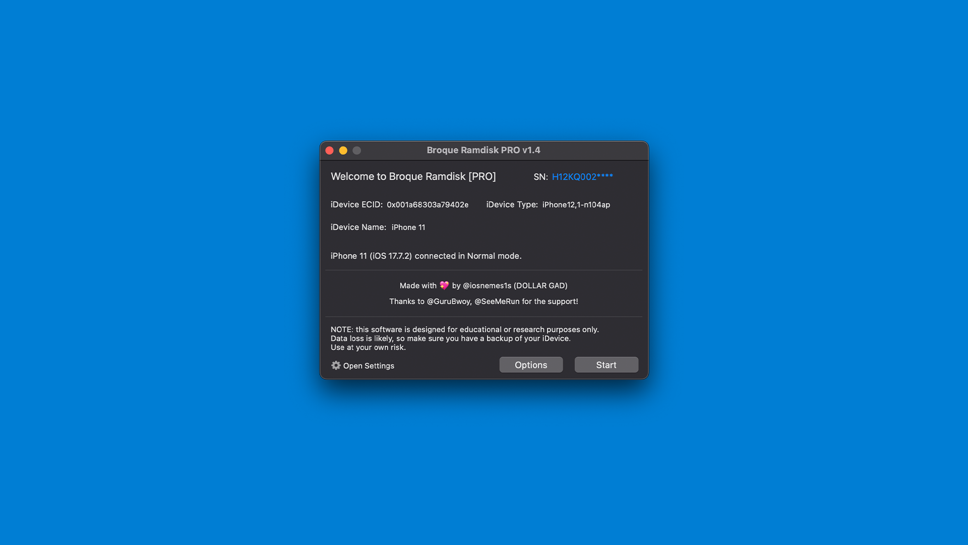 Broque Ramdisk Pro 2.8.3: Download the Latest Version for Free iCloud Bypass