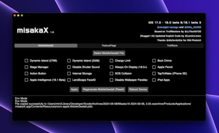 How to install Jailbreak tweaks using MisakaX on iOS 17.0 - iOS 18.1