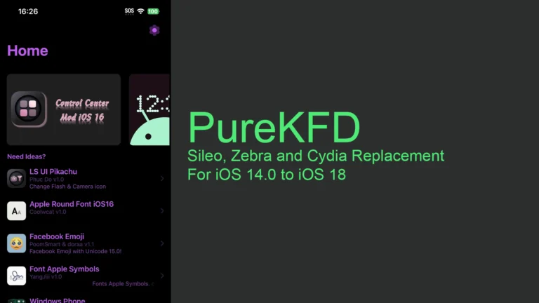 PureKFD IPA: Install the Ultimate Tweak Manager for iOS 18