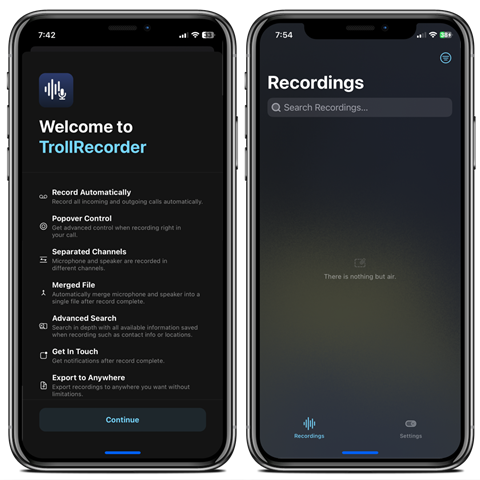 TrollRecorder IPA on iOS 18