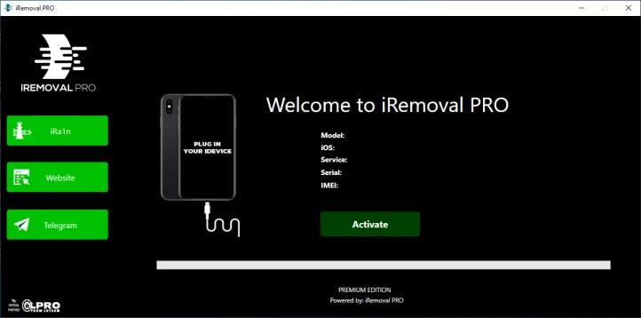 iRemoval PRO iCloud Bypass tool for all iPhone models.