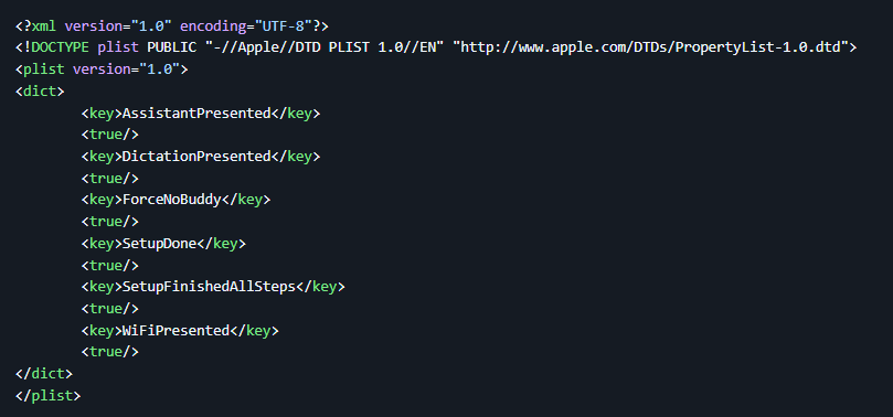 com.apple.purplebuddy.plist Modified for iCloud Bypass on All iPhone models.