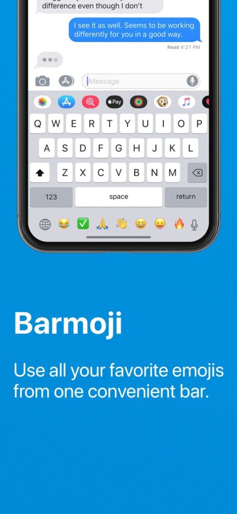 Barmoji ios tweak deb